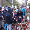 Wyjście na cmentarz klasy 2 i 3
