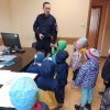 Wizyta przedszkolaków na Komisariacie Policji w Krasnobrodzie