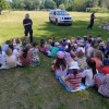 Spotkanie przedszkolaków z policjantami.