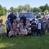 Spotkanie przedszkolaków z policjantami.