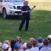 Spotkanie przedszkolaków z policjantami.