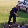 Spotkanie przedszkolaków z policjantami.