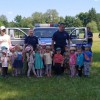 Spotkanie przedszkolaków z policjantami.