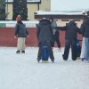 Lekcja wf na lodowisku